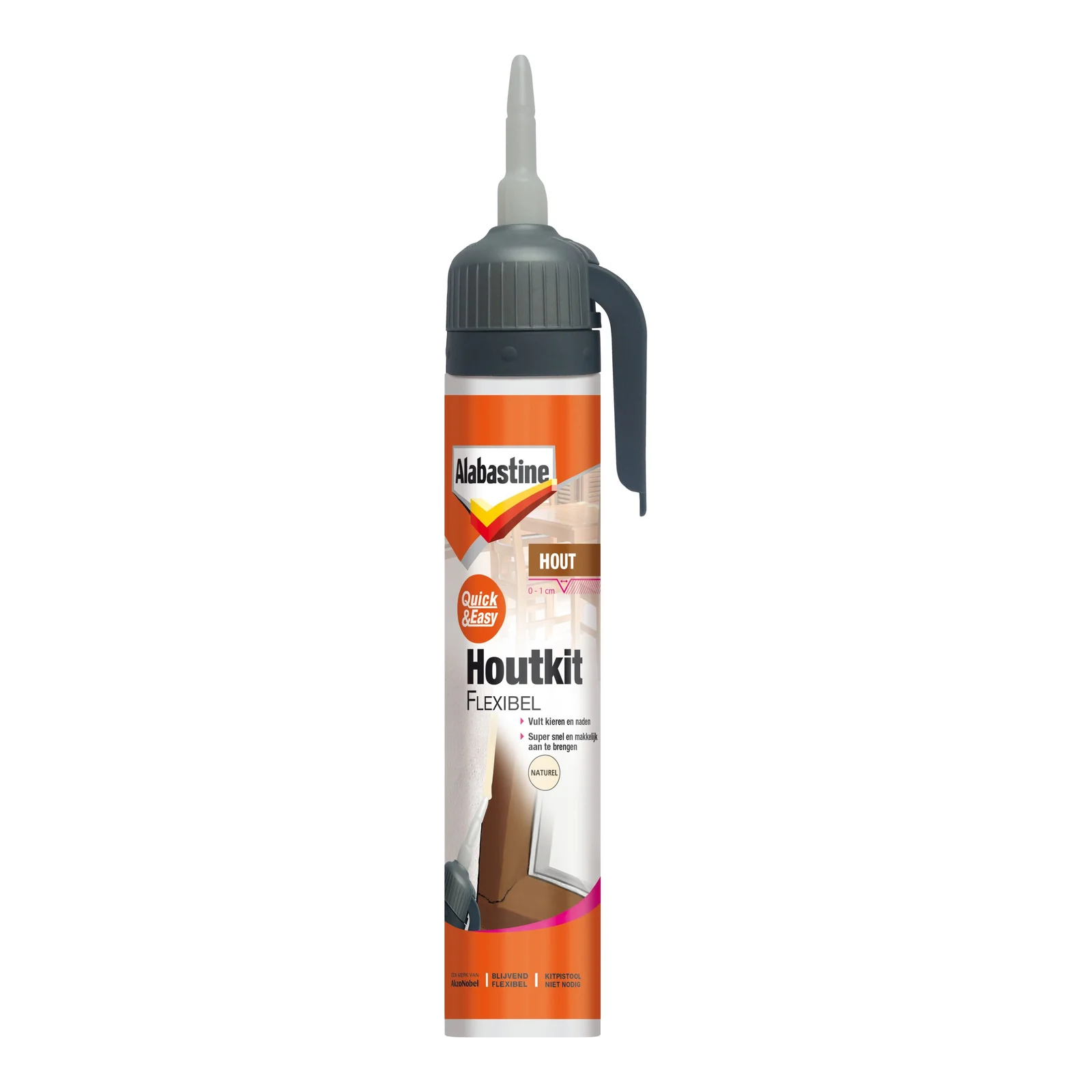 Alabastine houtkit quick & easy naturel 300gr