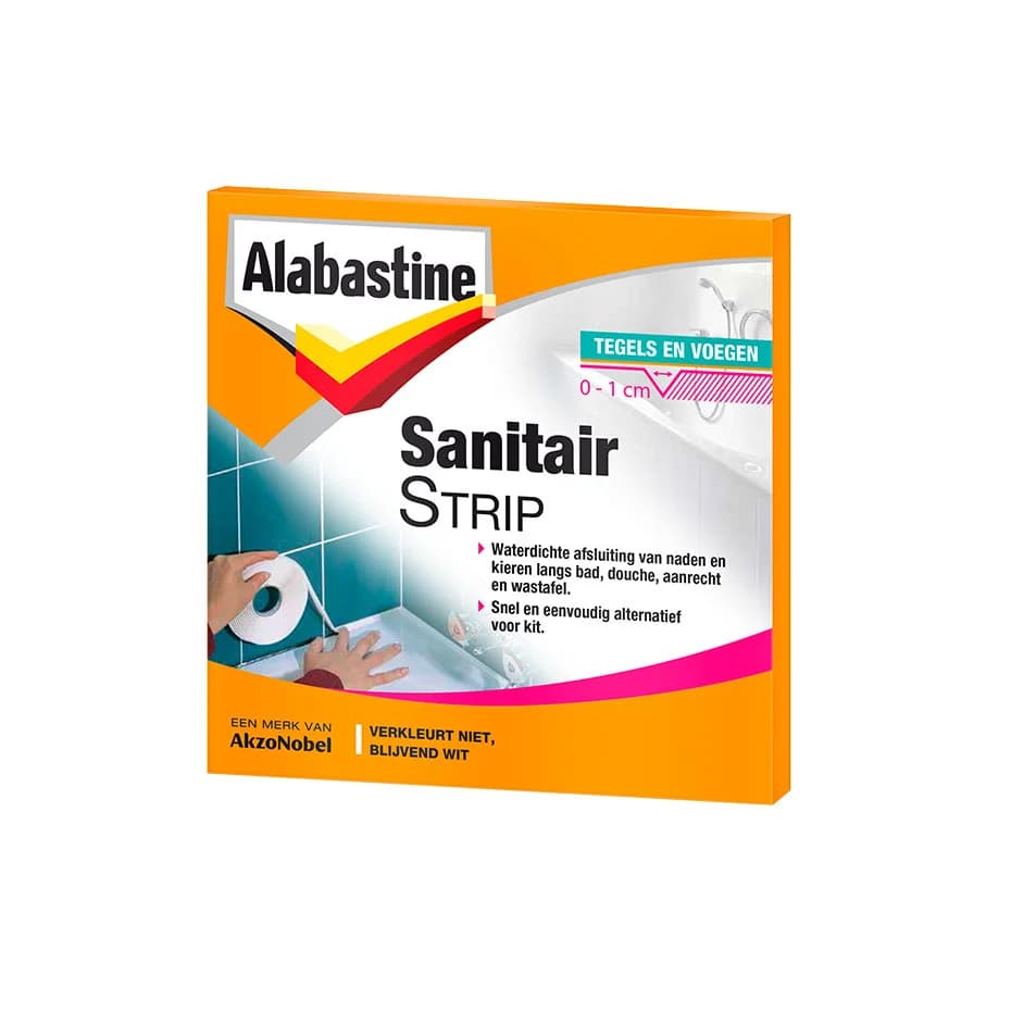 Alabastine Sanitairstrip Wit – 5 m
