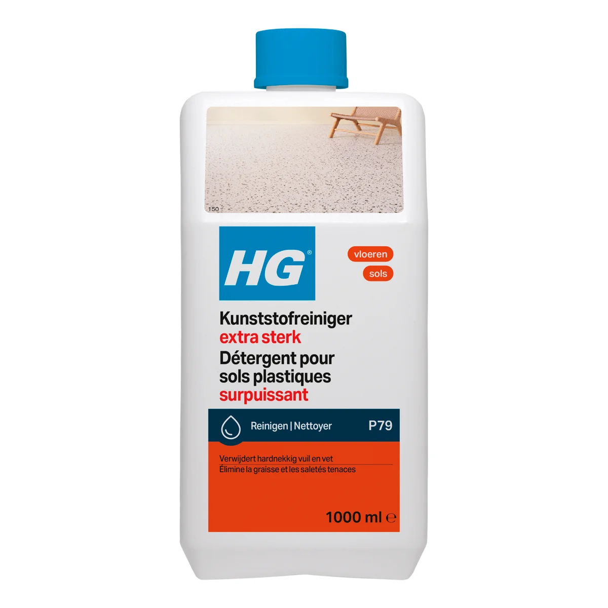 HG Kunststof Vloeren Krachtreiniger 1 L