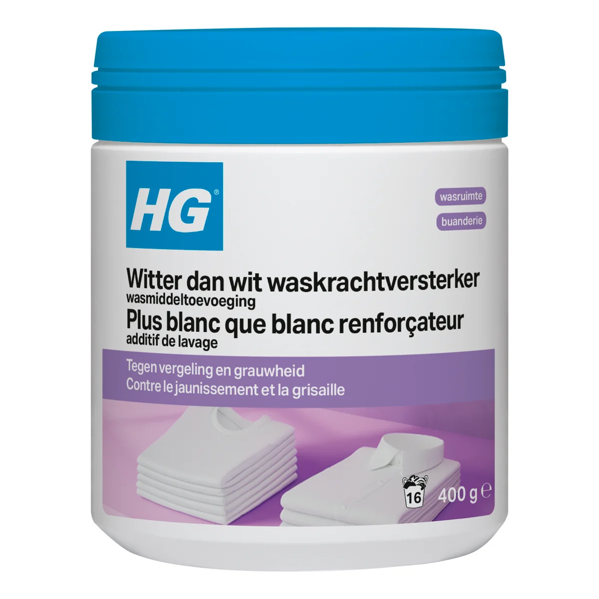 HG Witter Dan Wit Wasmiddel 400 GR