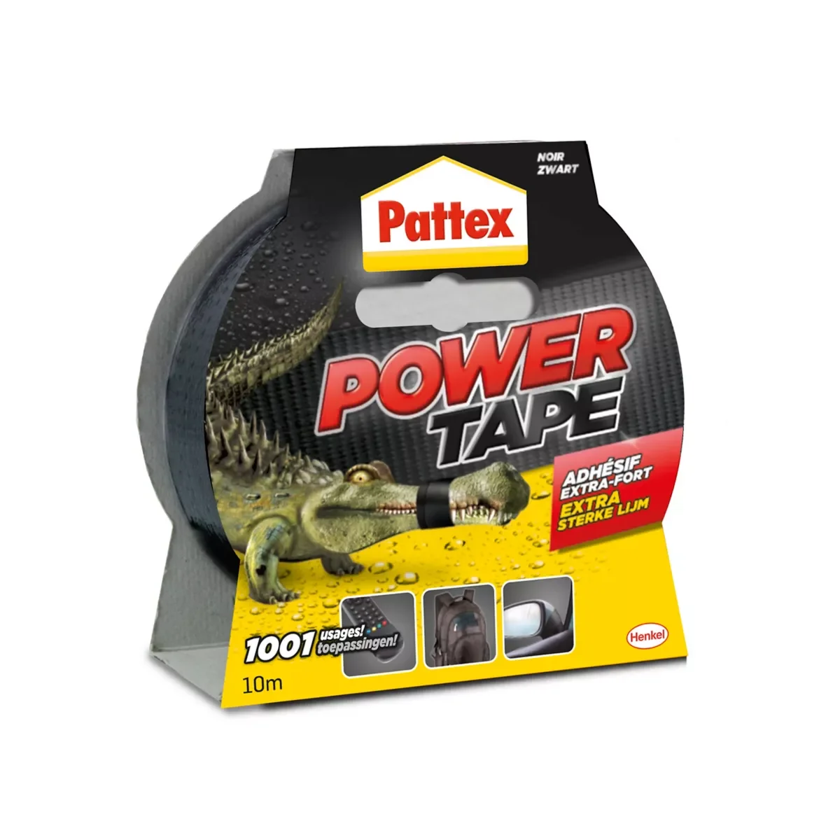 Pattex Power Tape Zwart 10 M