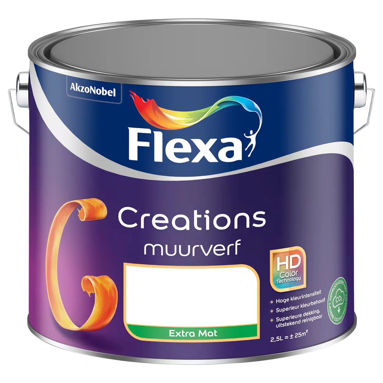 Flexa Crea muurverf extra mat True Joy 2,5 liter