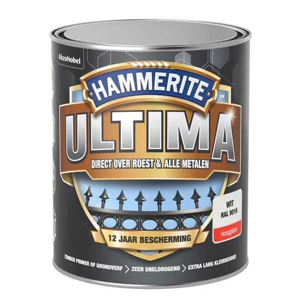 HT Ultima HG Wit RAL 9016 750 ml Hoogglans