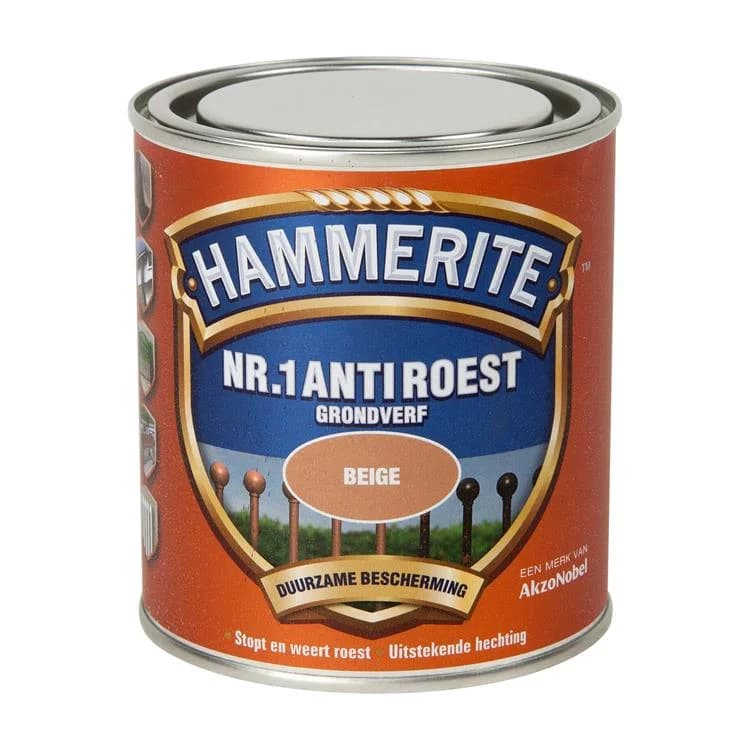 Hammerite Nr1 roestprimer beige 500ml