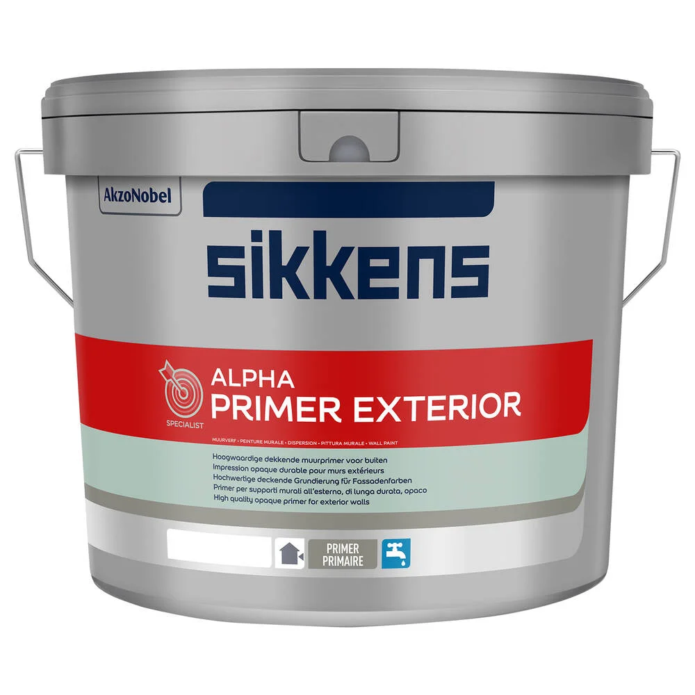 Sikkens Alpha Exterior Primer Ext. Wit/ 2,5L
