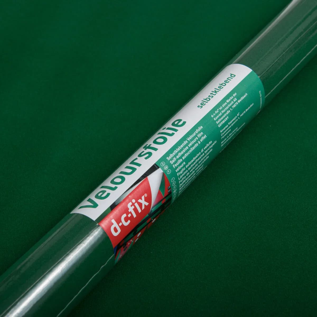 Plakplastic 45cm velours groen