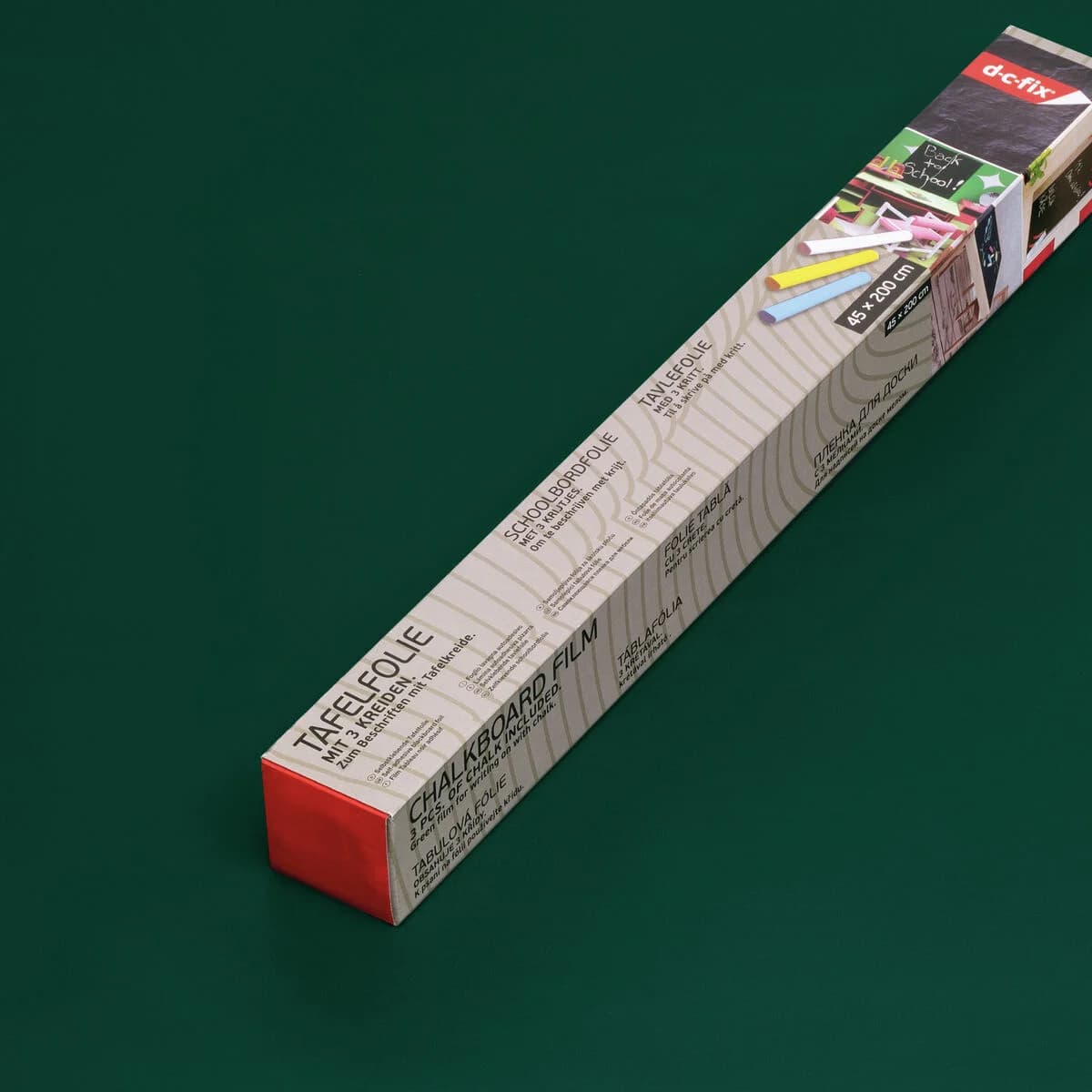 Plakplastic 45cm krijtbord
