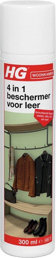 HG Water, Olie, Vuil & Vetdicht Voor Leer 300 ml