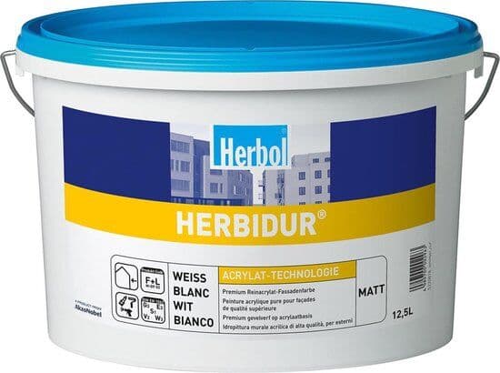 Herbol Muurverf matt 12,5L Wit
