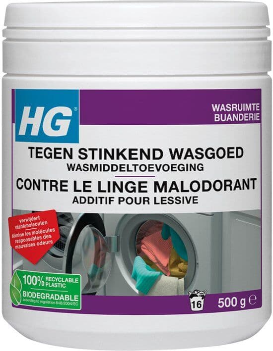 HG Wasmiddel Stinkend Wasgoed
