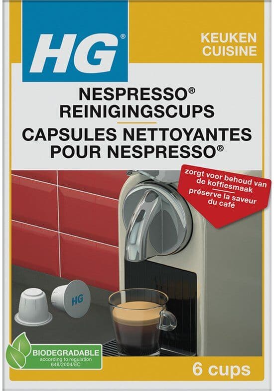 HG Reinigingscups Voor Nespresso Machines