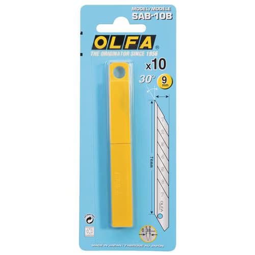 Olfa reservemesjes 9mm (10st)