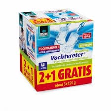Bison vochtvreter navulling magneet 3x450 gr