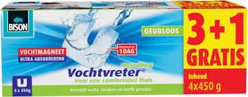 Bison vochtvreter navulling 4x450 gr