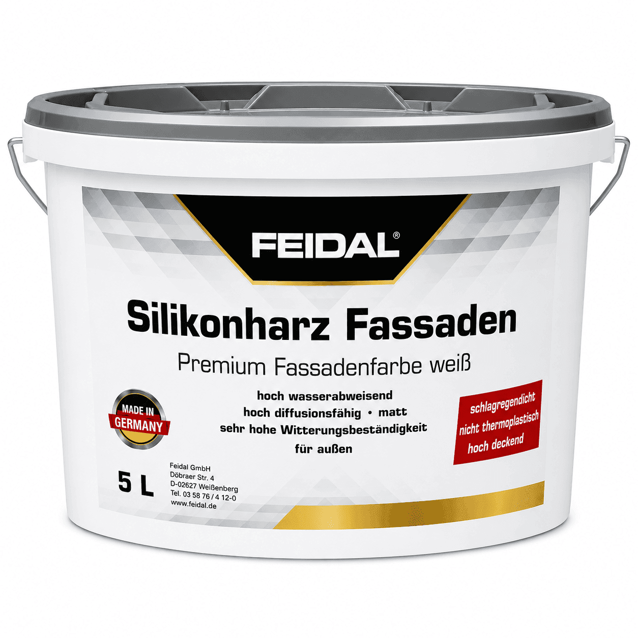 feidal Silikonharz Fassaden Wit