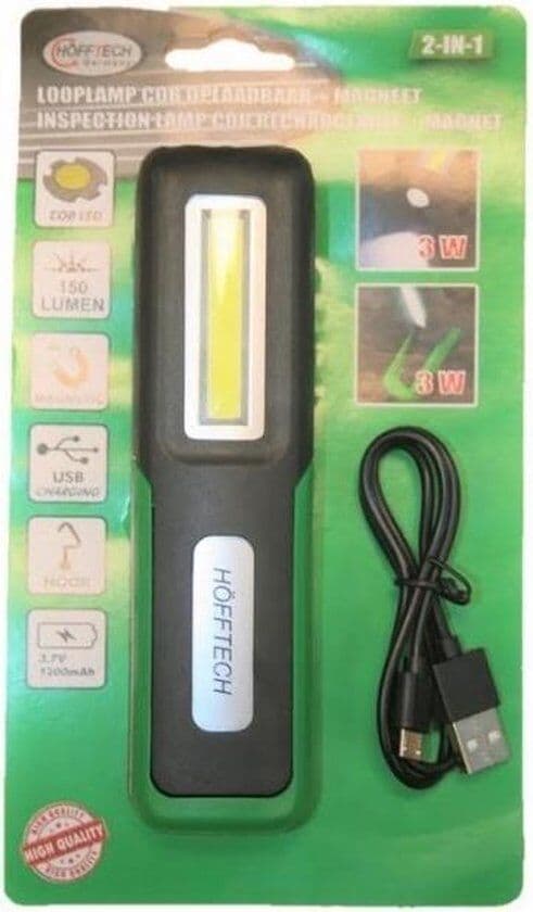 Looplamp 3W rubber + magneet display