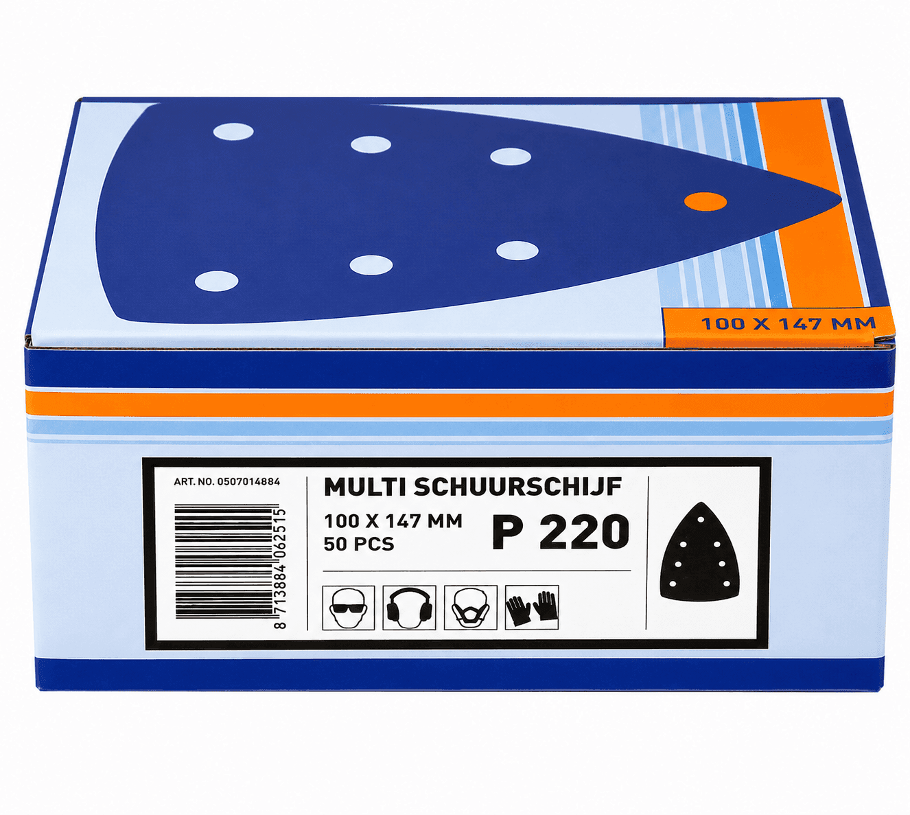 Multi Schuurschijf P220 (50 stuks)