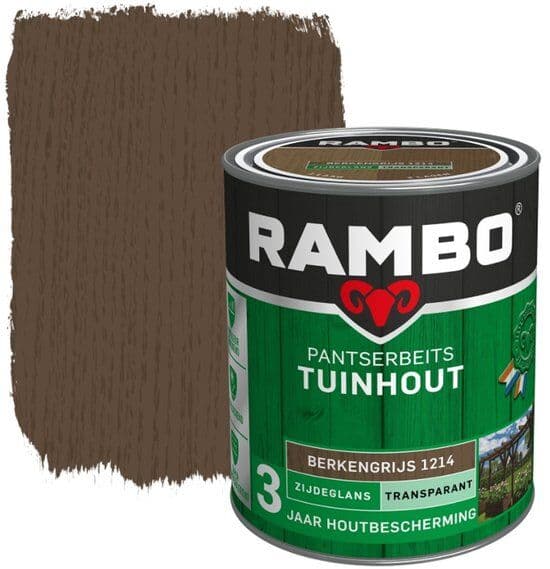 RAMBO Pantserbeits tuinhout transp. ZG berkengrijs 1214 750 ml