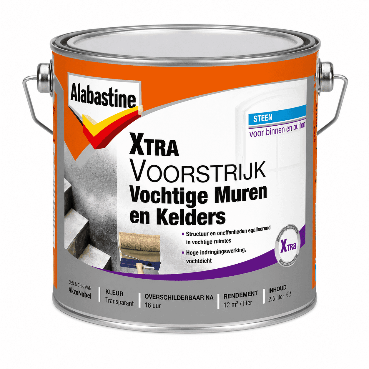 Xtra Voorstr Vocht Mur & Kel 2,5L