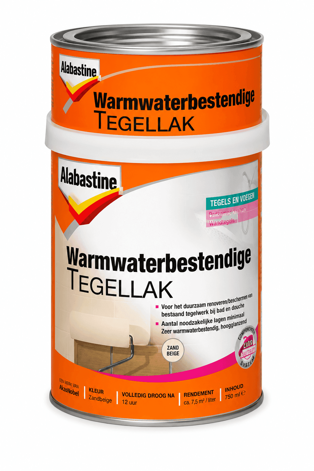 Alabastine WARMWATERBEST. TEGELLAK 2K CAMEE 750 ml