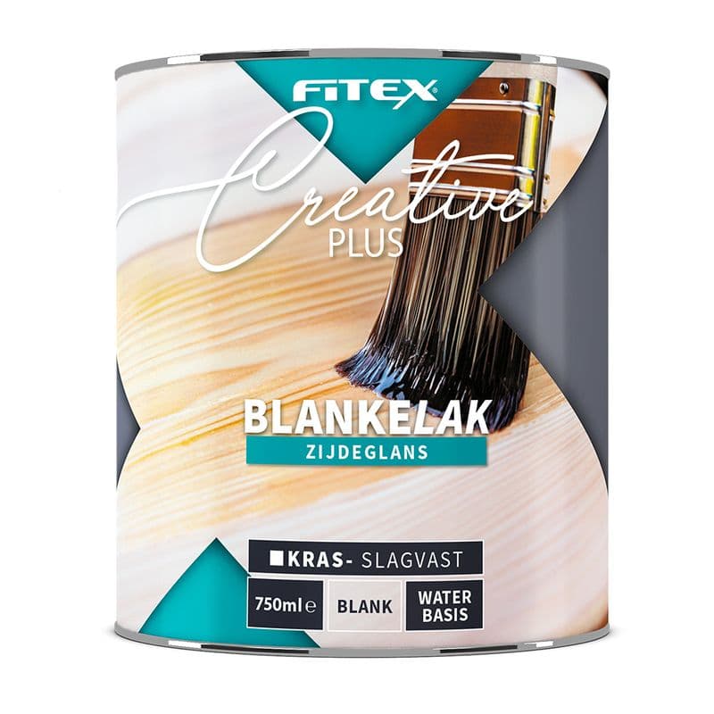 Fitex Creative+ Blanke Lak Zijdeglans Waterbasis 2,5 liter