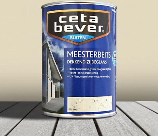 CetaBever Meesterbeits Dekkend Ral 9001 1,25 L