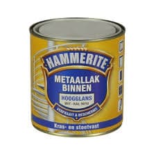 Hammerite metaallak binnen HG wit-RAL 9010 500 ml