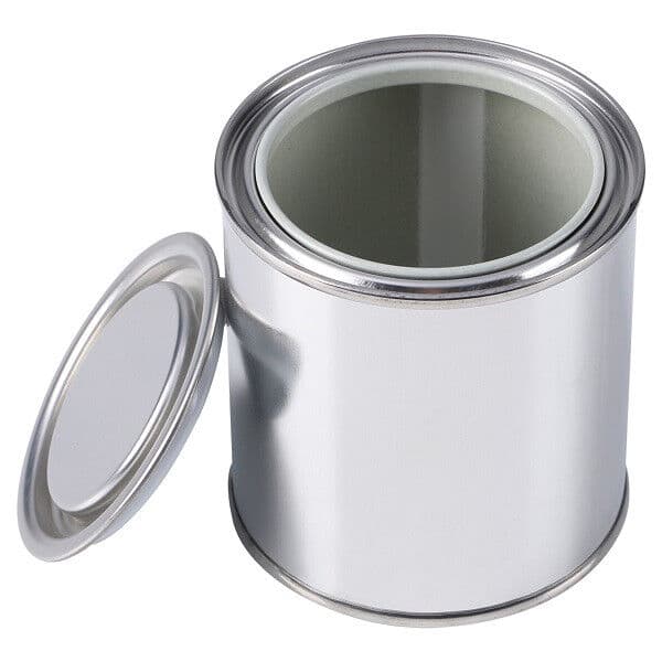 Leeg blik 500 ml + deksel gecoat