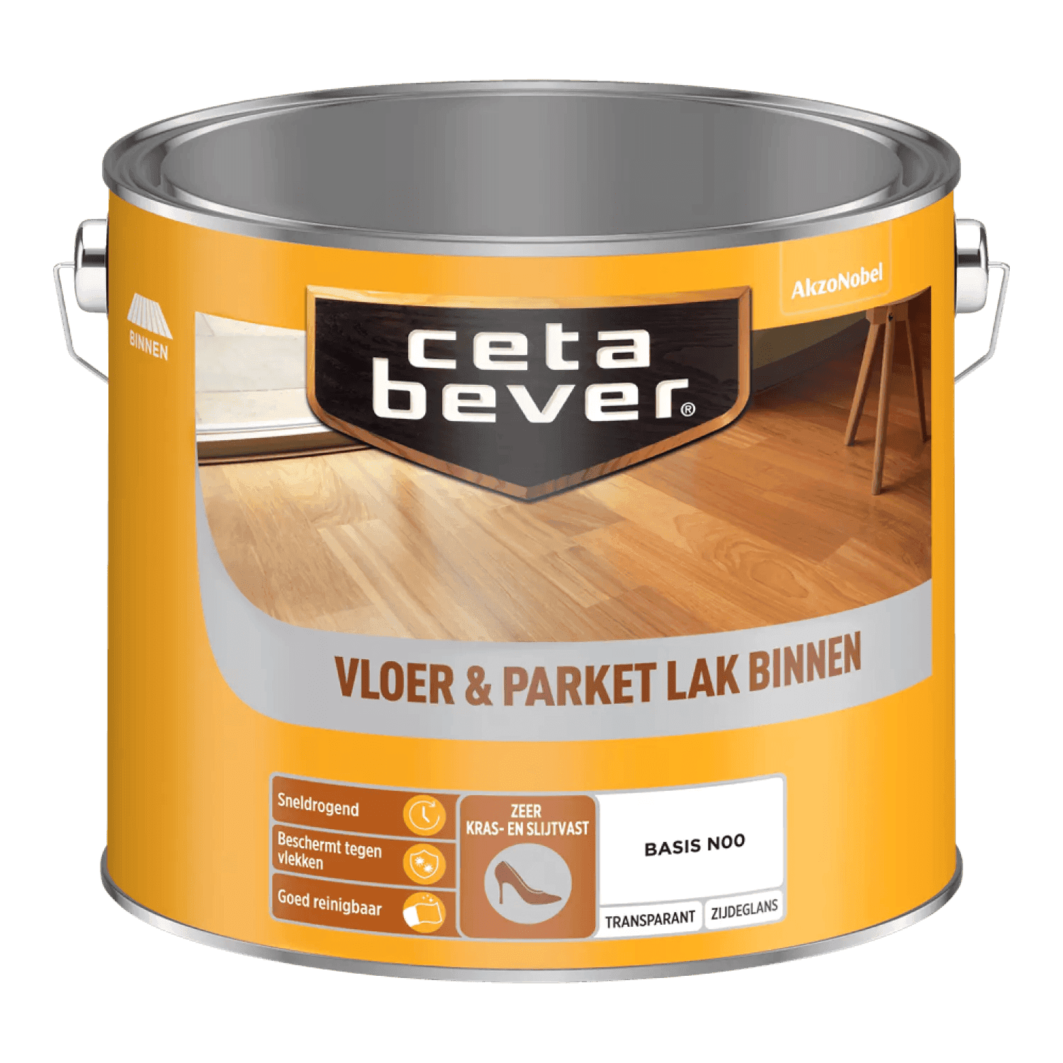 CetaBever Binnen MM Vloerlak 2,5L