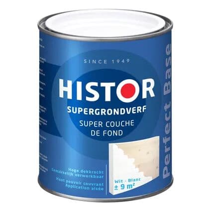Histor P.B. Supergrondverf Wit 750ml