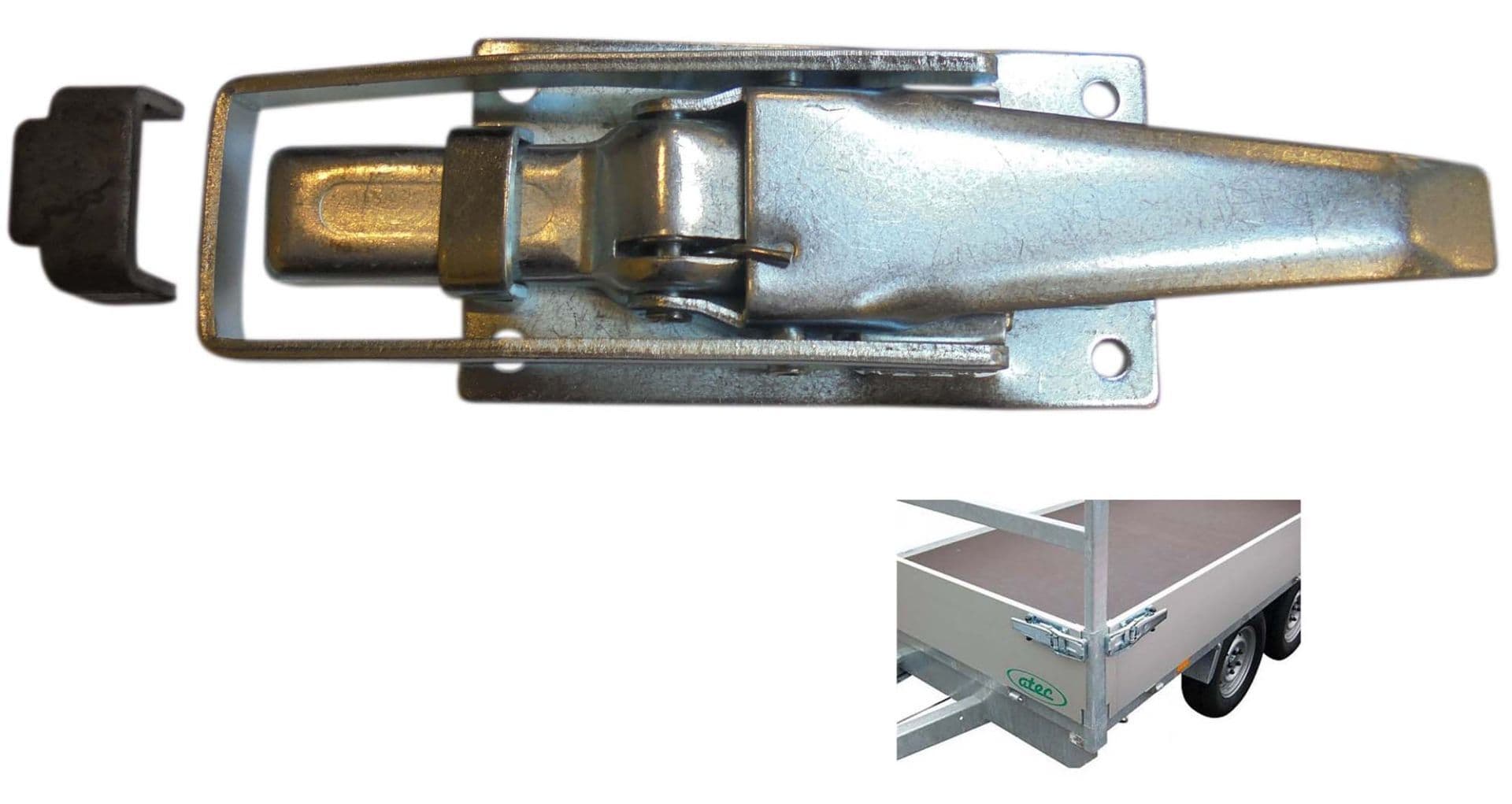 Spansluiting opbouw + tegenstuk 150x80mm