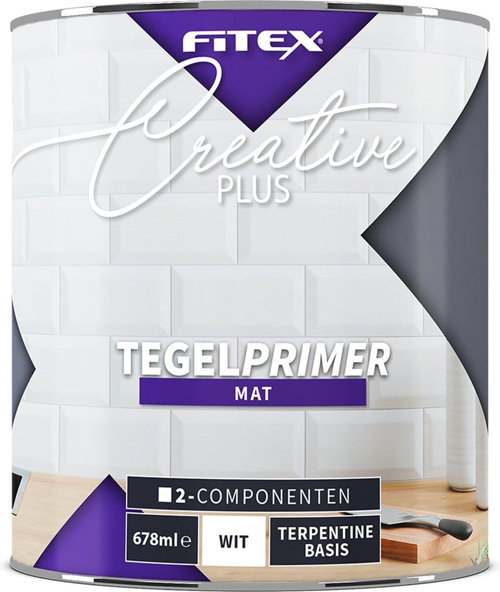 Fitex Creative+ Tegel Primer 2-componenten 2,5 liter wit
