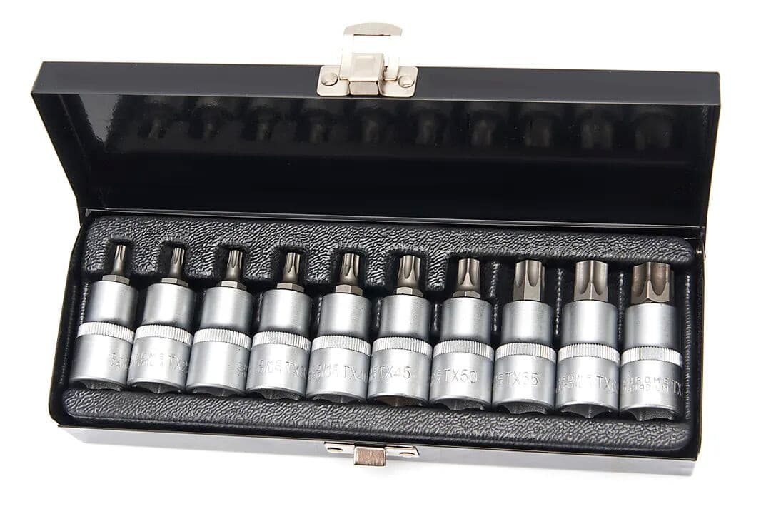 Dopset Torx 3/8 inch 10-delig